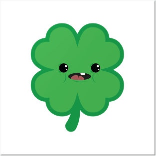 Funny lucky clover Posters and Art